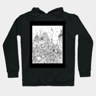 Heroic-fantasy city! Hoodie